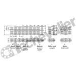 06B2 REXNORD GL MCD MAILLON COUDE DOUBLE 9.52D PLAQ.DTE