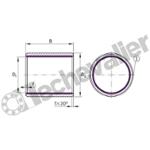 EGB1010-E40-Y BAGUE PERMAGLIDE