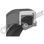 100X120X10M2SL BAGUE SIMPLE LEVRE CAGE METAL