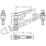 K0269.1120624X20 MANETTE INDEXABLE ANTISTATIQUE TA.2