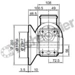 MB22 BS F165 BRIDE DE SORTIE  MB22