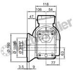 MB23 BD F130 BRIDE DE SORTIE MB23