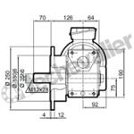 MB24 BA 35X70 BRIDE ARBRE LENT MB24 AVEC BRIDE