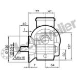MB31 BA 20X40 BRIDE ARBRE LENT MB31 AVEC BRIDE