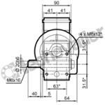 MB31 2 BA 20X40 NU HLR ARBRE LENT DOUBLE MB31 CARTER NU