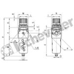 MC104-D04 FR. 0,5-10B 25 MIC. 1/4 PURGE AUTOMATIQUE - CAMOZZI