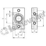 MC104-FL JEU EXTREMITES MOD. 1 G1/4 CAMOZZI