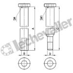 MC2-VMF KIT 2 TIRANTS M.F./EXT.+ JT POUR MC238 / MC202 - CAMOZZI