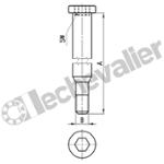 MC2-VM KIT 2 TIRANTS M./EXT.+ JT POUR MC238 / MC202 - CAMOZZI