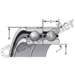 2MM213WICRDUL PAIRE DE ROULEMENTS TIMKEN