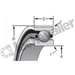 2MM308WICR ROULEMENT 40X90X23 TIMKEN