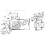 SKMO 4kW 112MP B14 C160 - TF MOTEUR NORD REDUCTEURS