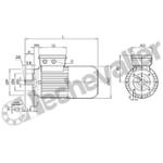 SKMO 4kW 112MP BRE40 B14 C160-TF MOTEUR NORD REDUCTEURS