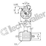 LSES100L/4 2,2KW B14F130-28 MOTEUR LEROY SOMER 230/400V IE3