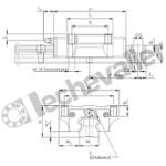 MRS25L-N-K0 CHARIOT A BILLES 4 PISTES ROLLON