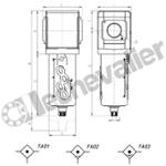 MX2-1/2-FC10 FILTRE 1 MIC. 1/2 PURGE SEMI-AUTOMATIQUE - CAMOZZI