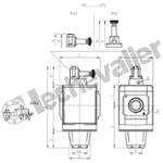 MX3-1-V17 VANNE ARRET URGENCE 1 3/2NF CDE. ELECTROPNEU. EXT CAMOZZI