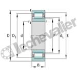 NJ413-XL-M1-C3 ROULEMENT FAG