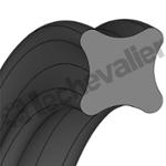 JF4 11 - 13.95x2.62 FKM 70SH JOINT QUADRING VITON 70SH