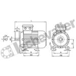 SKMO KIT PATTES 80SP 80LP NORD REDUCTEURS