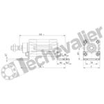 B-41-100 LOT 2 EQUERRES BASSES MS1 POUR VERIN ISO15552 D100