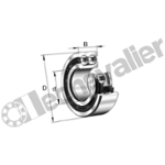 3207-BD-XL-TVH-L285-C3 ROULEMENT FAG