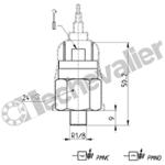 PM11-NC PRESSOSTAT MEMBRANE REGL.NF1/8