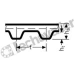 1000H 075 CONTITECH COURROIE SYNCHROBELT CONTI
