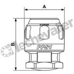 PPS1 BO32 BOUCHON POUR TUBE D32 CORPS ALU GRIFFES INOX - PREVOST