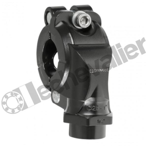 PPS1 BT3227 BRIDE PIQUAGE D32 F3/4 CORPS ALU GRIFFES INOX - PREVOST