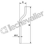 PPS LMCB20 TUBE LIAISON ALU CINTRE D20 - PREVOST