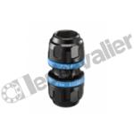 PPS1 UN25 UNION DOUBLE D25 CORPS ALU GRIFFES INOX - PREVOST