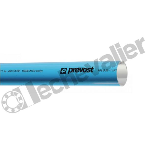 PPS BTU3240 TUBE ALU D32 L=4M PEINTURE EPOXY BLEUE - PREVOST