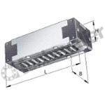 PR14061-GR1/0-5 PATIN A ROULEAUX INA