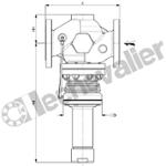 PRDX.40PN40R4PI DETENDEUR DN32 P.I. Kv=25 1,6 à 6,3B FAF=200mm - SART