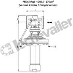 PRDX.20PN40R4 DETENDEUR VAPEUR DN20 Kv=4,9 0,8 à 6,8B FAF=150mm - SART