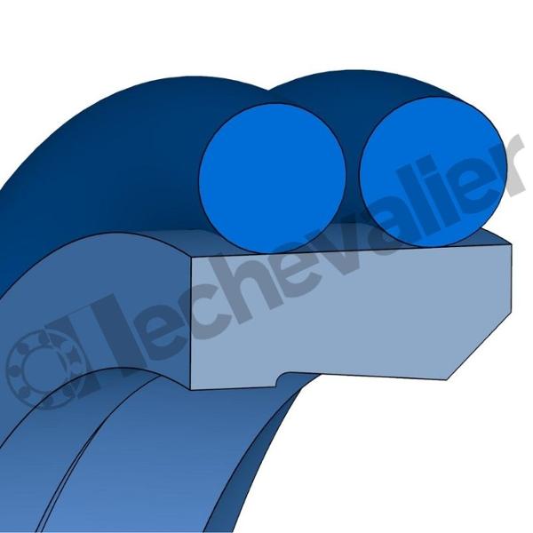 PT1 80X92.2X7.7 PTFE/NBR JOINT RACLEUR DLE MERKEL - 24275350