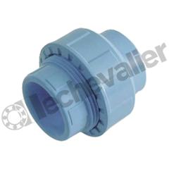 PVR 3UN25 UNION 3 PIECES PVC D25 PN: 13B A 20°C - BLEU - PREVOST