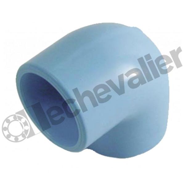 PVR 9CE25 COUDE PVC EGAL 90° D25 PN: 13B A 20°C - BLEU - PREVOST