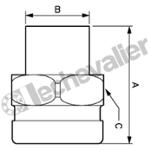 PVR RMT2012 UNION MIXTE D20 M1/2 PN: 13B A 20°C - BLEU - PREVOST