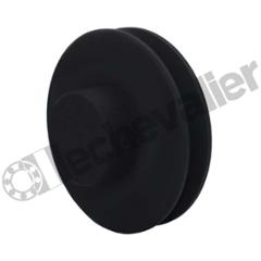 SPA100 1 GORGE MONOBLOC POULIE TRAP FONTE COURROIE L12,7MM