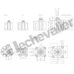 QP2A020A020 VERIN COMPACT D.E. MAGN. D20 C20