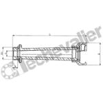 RSFLB.40 FUT DE LANCE BZE. SYM. 40 M36X200 - TRIBOULET