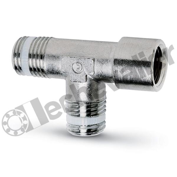 S2050 1/4-1/4 TE M-M-F LAITON 1/4 TE M/F RENVERSE - SPRINT - CAMOZZI