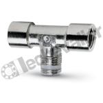 S2060 3/8-3/8 TE F-M-F LAITON 3/8 TE MALE AU CENTRE SPRINT - CAMOZZI