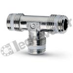 S2080 1/4 TE M-M-M LAITON 1/4 TE MALE BSPT - SPRINT - CAMOZZI