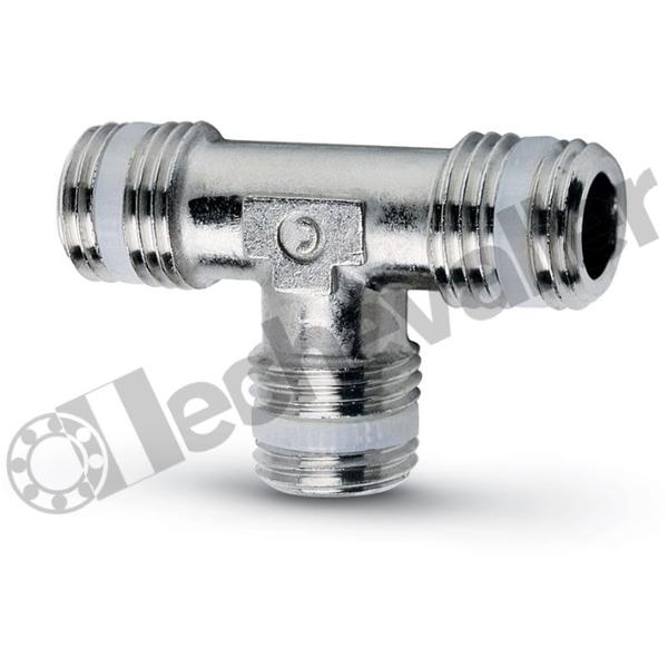 S2080 1/4 TE M-M-M LAITON 1/4 TE MALE BSPT - SPRINT - CAMOZZI