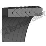 CH145 098/G5 - 37X25X22.5 NBR 90SH JOINT CHEVRON