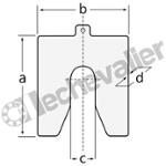 SHIMS-35-005-MN-35X30X0.05 CALE INOX RECTANGULAIRE-SCHAEFFLER