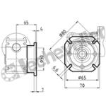 SK1SI31 Bride sort. B5 car. F1/II 8 NORD REDUCTEURS